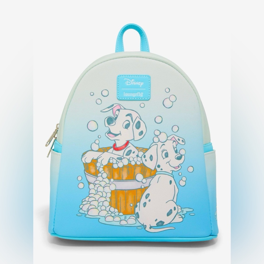 Loungefly Disney 101 Dalmatians Bath Mini Backpack New